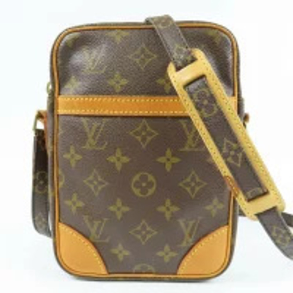 Louis Vuitton Danube Crossbody Bag Monogram Shoulder Brown